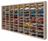 Wandregal für 80 Modellautos 1:64, hängende Holzvitrine für Produktbild-Vorschau 1