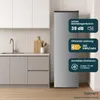 homeX Gefrierschrank No Frost, Tiefkühlschrank groß - 204 Produktbild-Vorschau 5