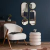 Miroir Dã©co Rond Et Ovale Versa Dore X4 M4 - Cmp Voir les images du produit 1