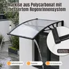 Stříška nad vchodové dveře Vigevee s odtokovou žlabou, Náhled obrázku produktu 3