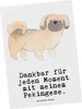 Mr. & Mrs. Panda Postkarte Pekingese Moment - Weiß - Produktbild-Vorschau 1