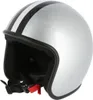 Casco Arc "Modello A-611" Retrolook - Argento con strisce, Anteprima dell’immagine prodotto 5