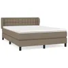 Maison Exclusive - Boxspringbett mit Matratze Taupe 140x200 Produktbild-Vorschau 2