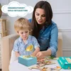 A mother and child are playing with a toy gramophone. Náhľad obrázku produktu
