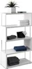 Designregal - Weiß matt - 66 x 126 cm - mit 4 Fächern Produktbild-Vorschau 1