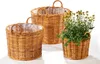 Kobolo Rattanübertopf Pflanzkorb Übertopf – Rattan lacak – Produktbild-Vorschau 2