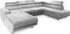 Masseno Ecksofa SIENA R-S mit Schlaffunktion U-Form, Sofa Produktbild-Vorschau 2