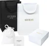 Guess branded packaging including shopping bags, a gift box, a drawstring pouch, and a certificate card. Anteprima dell’immagine prodotto