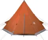vidaXL Tipi-Campingzelt 4 Personen Orange Wasserdicht Produktbild-Vorschau 6
