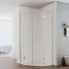 IMPTS Duschkabine 80x80cm Viertelkreis Duschabtrennung Rund Produktbild-Vorschau 2