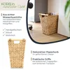 Kosz na śmieci, kosz do przechowywania z drewnianymi Podgląd zdjęcia produktu 2