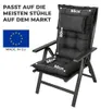 Pillows24 - 2x Gartenstuhlauflagen aus 6 cm Dicker Schaum Produktbild-Vorschau 2