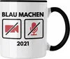 Trendation - Lustige Tasse Home Office 2022 Blau Machen Produktbild-Vorschau 1
