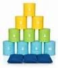 Dosenwerfen-Spiel für Kinder und Erwachsene - 10 bunte Produktbild-Vorschau 1