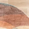 Volero - Moderner Teppich Rund - Field Terra Rot - Ø 160 cm Produktbild-Vorschau 2