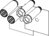 A technical drawing of plumbing components. Produktbild-Vorschau