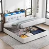 INONEFT Hydraulická postel, 160 × 200 cm, postel pro Náhled obrázku produktu 3