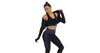 Yoga Sense fitness set dámsky čierna-modrá, M Náhľad obrázku produktu 1