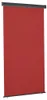 vidaXL Balkon-Seitenmarkise 125x250 cm Rot Produktbild-Vorschau 8