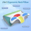 2 in 1 Ergonomisches Nackenkissen Kopfkissen Memory Foam Produktbild-Vorschau 3