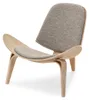 DAHL Designer Sessel - Beige / Eiche Produktbild-Vorschau 1