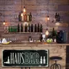 Hausbar Metallschild L in 10,5x28cm im Used-Look Produktbild-Vorschau 5