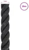vidaXL Jute touw, 30 mm, zwart, 100% Tosca jute Productafbeelding-voorbeeld 4