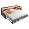 Merax Polsterbett 90×202cm mit Ausziehbett, Tagesbett mit Produktbild-Vorschau 9