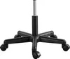 The base of an office chair with five wheels. Produktbild-Vorschau