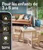 BOMI® Ensemble table et chaises pour enfants en bois massif Voir les images du produit 7