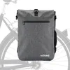 Wiltec Sacoche sac à dos étanche pour porte-bagages grise – Voir les images du produit 1