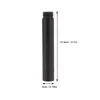 A black shower extension pipe with measurement indicators. Anteprima dell’immagine prodotto