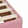 Boxspringbett mit Matratze Rosa 160x200 cm Samt Produktbild-Vorschau 11