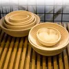 Gärkorb Set 2er – Rattan Brotgärkörbchen rund & oval mit Produktbild-Vorschau 3