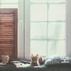 Relaxdays Fadenvorhang im 2er Set, kürzbare Fadengardinen Produktbild-Vorschau 5