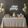 Tabliczka LED Relaxdays, „Happy Birthday”, świecąca Podgląd zdjęcia produktu 2