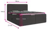 Boxspringbett Mollo mit 2 Bettkästen, Doppelbett mit Produktbild-Vorschau 7