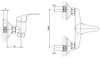 Aqualine 35 Wand-Spültischarmatur 3/4", ohne Auslauf, Chrom Produktbild-Vorschau 4