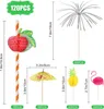 Cocktail Zubehör Set 120 Stück Wiederverwendbar Cocktail Produktbild-Vorschau 2