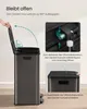 A trash can with its lid open, demonstrating how to keep it open. Produktbild-Vorschau