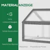 Outsunny vroege kas van hout, mini-kas 90 x 52 x 49,5 cm, Productafbeelding-voorbeeld 8