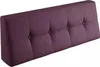 A tufted headboard in a purple fabric. Produktbild-Vorschau