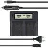 Dual Akku-Ladegerät kompatibel mit Sony NP-FZ100 - mit Produktbild-Vorschau 1