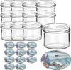 set di 12 vasetti da conserva da 230 ml con coperchio con Anteprima dell’immagine prodotto 1