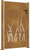 vidaXL Cancello da giardino 105x155 cm in acciaio corten Anteprima dell’immagine prodotto 1
