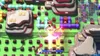 A screenshot from a video game, showing a colorful, cartoonish battlefield with characters and obstacles. Produktbild-Vorschau