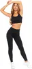 Damen Leggings Sportlich Hohe Taille Blickdicht Gerippt Produktbild-Vorschau 5