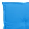 vidaXL Coussin pour chaise de jardin 2 pcs. Bleu 50x50x3 cm Voir les images du produit 14
