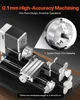 VEVOR Didaktische Mini-Metall-Drehmaschine, 70 x 130 mm Produktbild-Vorschau 3