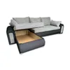 Relax-Ecksofa mit Schlaffunktion und Bettkasten in grau und Produktbild-Vorschau 5